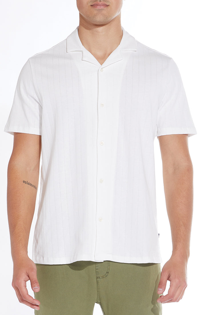 Dawson Pointelle Shirt-Men's Tops-Vixen Collection, Day Spa and Women's Boutique Located in Seattle, Washington