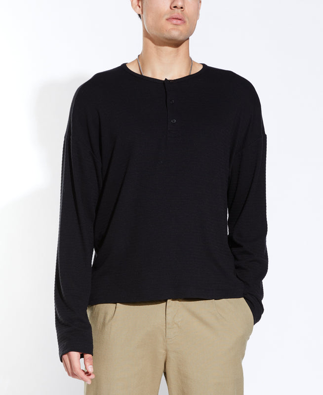 Ellis Henley Top-Men's Tops-Vixen Collection, Day Spa and Women's Boutique Located in Seattle, Washington