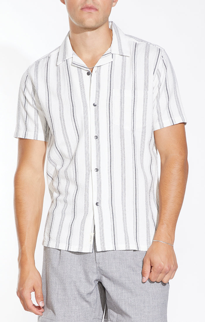 Vasto Resort Woven Top-Men's Tops-Vixen Collection, Day Spa and Women's Boutique Located in Seattle, Washington