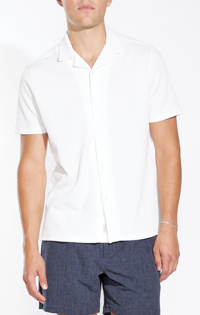 Viggo Striped Shirt-Men’s Tops-Vixen Collection, Day Spa and Women's Boutique Located in Seattle, Washington