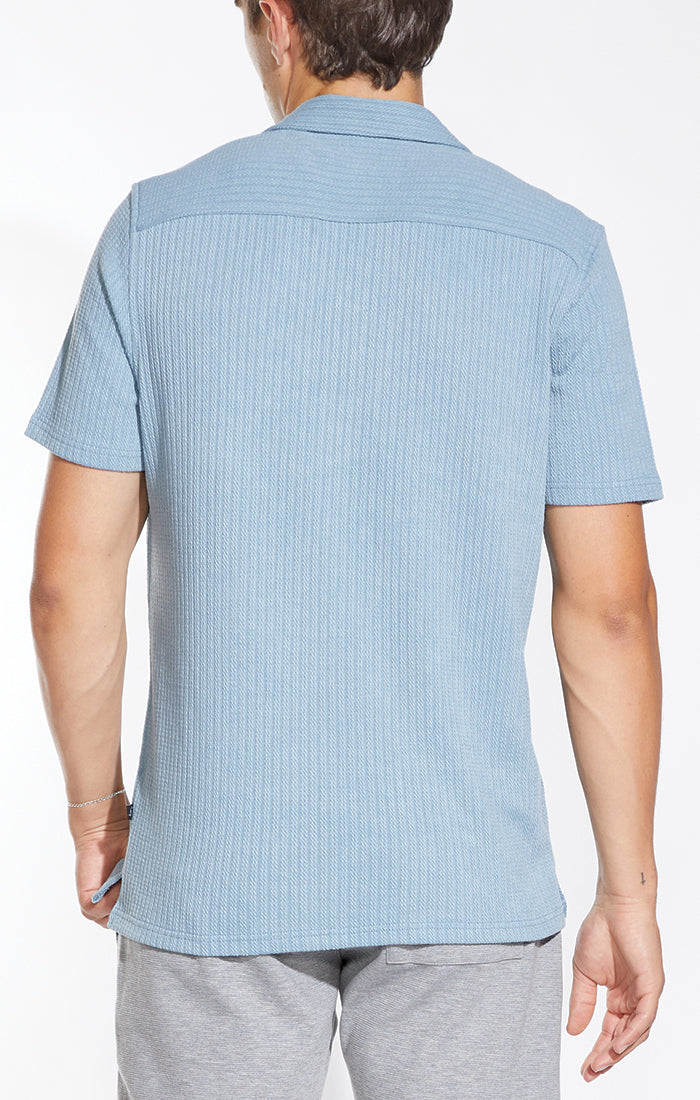 Viggo Striped Shirt-Men’s Tops-Vixen Collection, Day Spa and Women's Boutique Located in Seattle, Washington