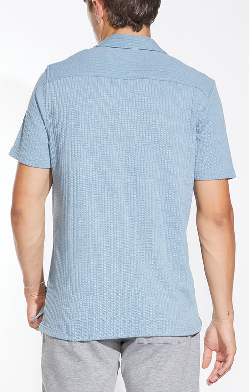 Viggo Striped Shirt-Men’s Tops-Vixen Collection, Day Spa and Women's Boutique Located in Seattle, Washington