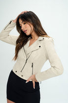 Lorelai Biker Jacket-Jackets-Vixen Collection, Day Spa and Women's Boutique Located in Seattle, Washington