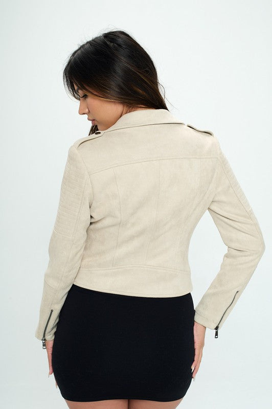 Lorelai Biker Jacket-Jackets-Vixen Collection, Day Spa and Women's Boutique Located in Seattle, Washington