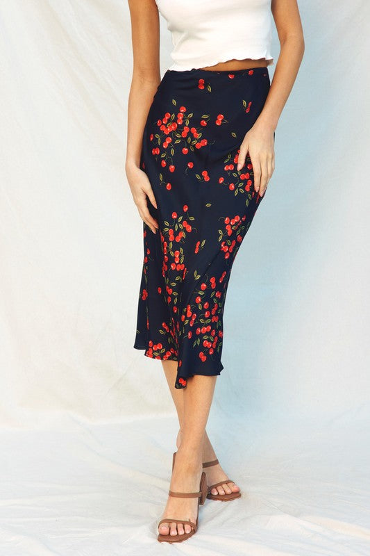 90’s Cherry Bomb Skirt-Skirts-Vixen Collection, Day Spa and Women's Boutique Located in Seattle, Washington