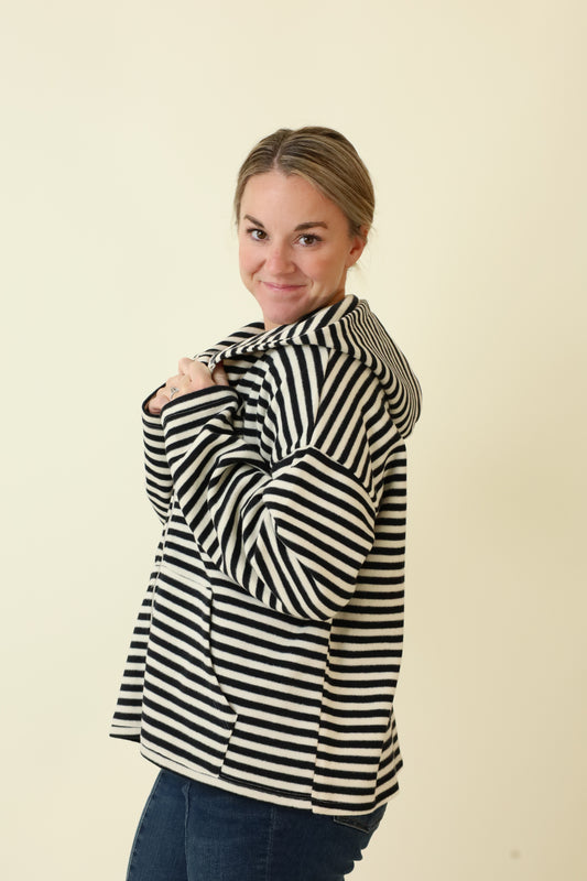 Midnight Tide Zip Up-Sweatshirts-Vixen Collection, Day Spa and Women's Boutique Located in Seattle, Washington