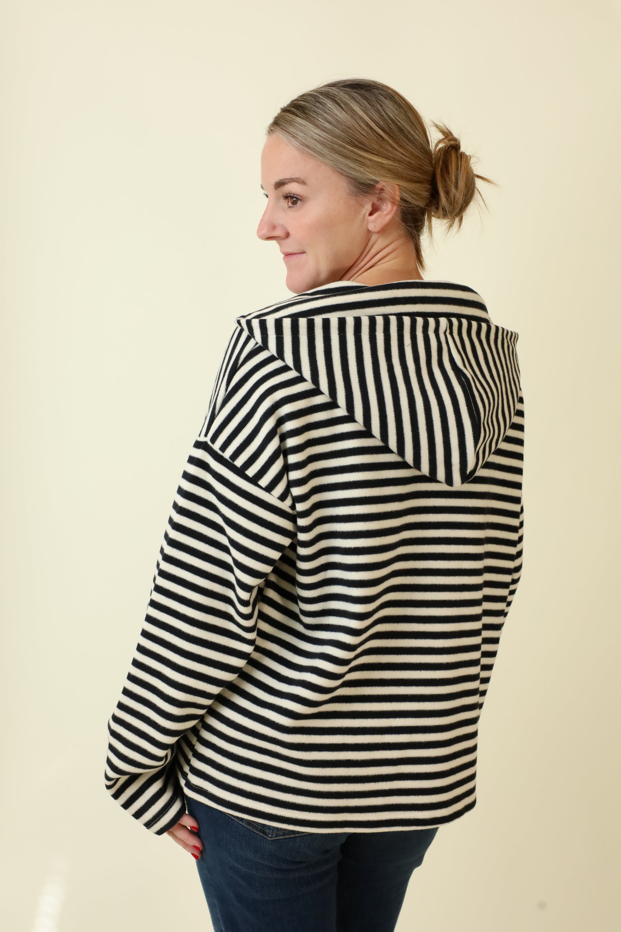 Midnight Tide Zip Up-Sweatshirts-Vixen Collection, Day Spa and Women's Boutique Located in Seattle, Washington