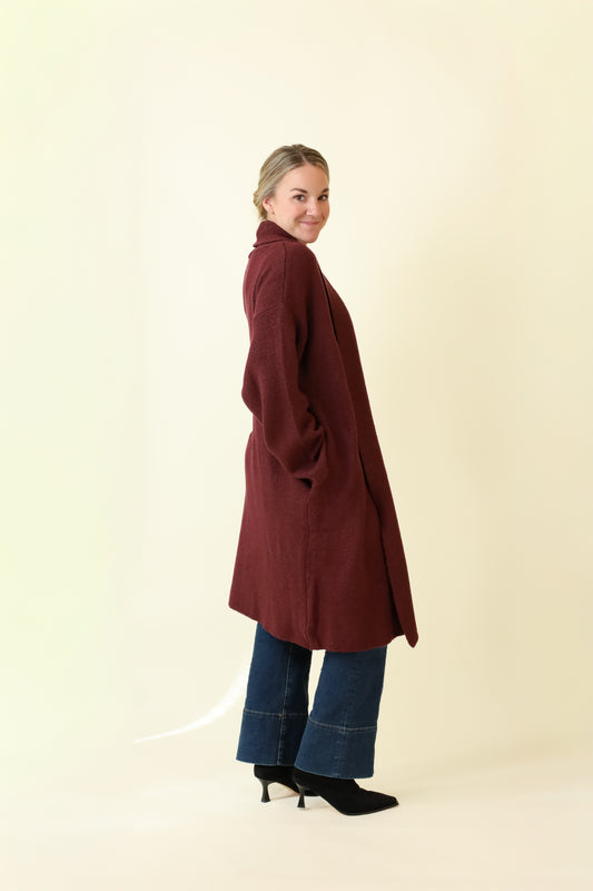 Longline Duster Sweater-Sweaters-Vixen Collection, Day Spa and Women's Boutique Located in Seattle, Washington