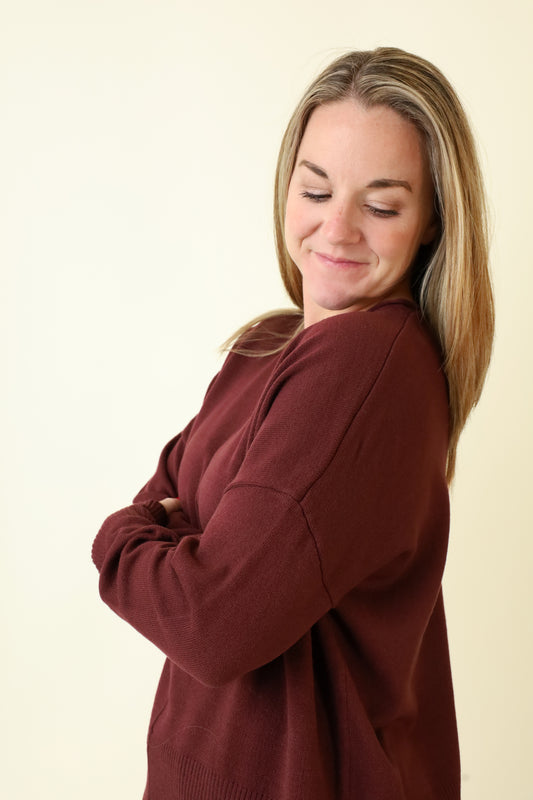 Maple Hallow Sweater-Sweaters-Vixen Collection, Day Spa and Women's Boutique Located in Seattle, Washington