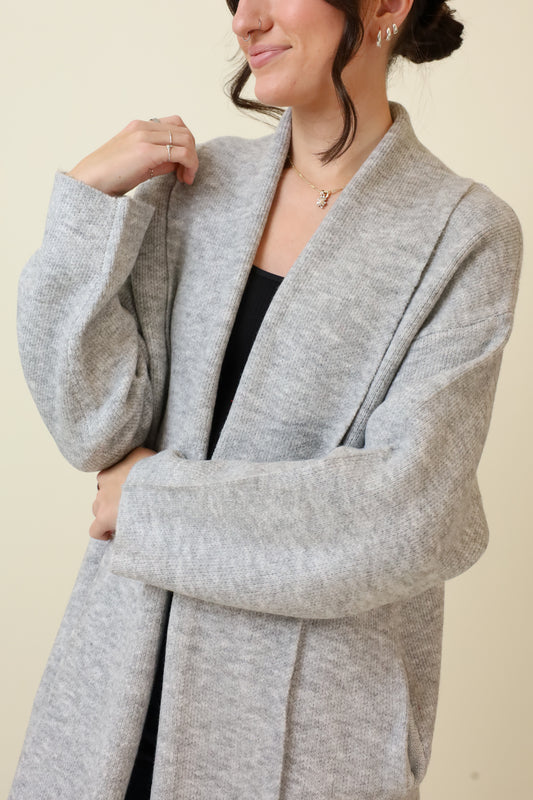 Longline Duster Sweater-Sweaters-Vixen Collection, Day Spa and Women's Boutique Located in Seattle, Washington