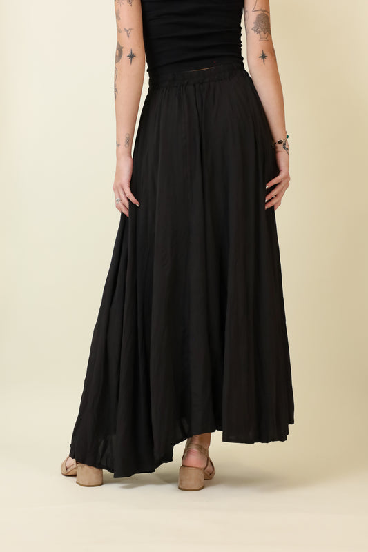 Lissa Crinkled Maxi Skirt-Skirts-Vixen Collection, Day Spa and Women's Boutique Located in Seattle, Washington