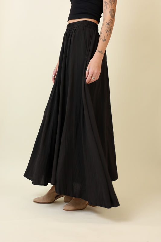 Lissa Crinkled Maxi Skirt-Skirts-Vixen Collection, Day Spa and Women's Boutique Located in Seattle, Washington