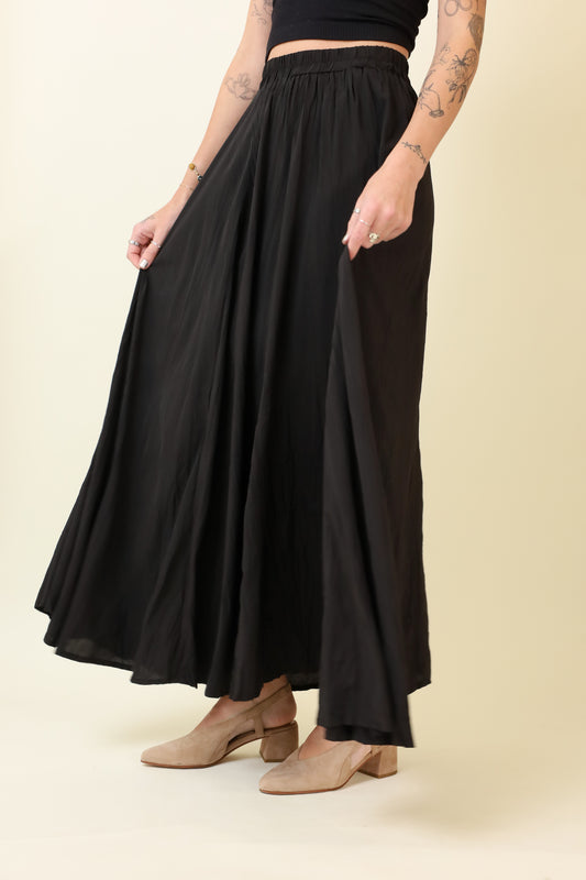Lissa Crinkled Maxi Skirt-Skirts-Vixen Collection, Day Spa and Women's Boutique Located in Seattle, Washington