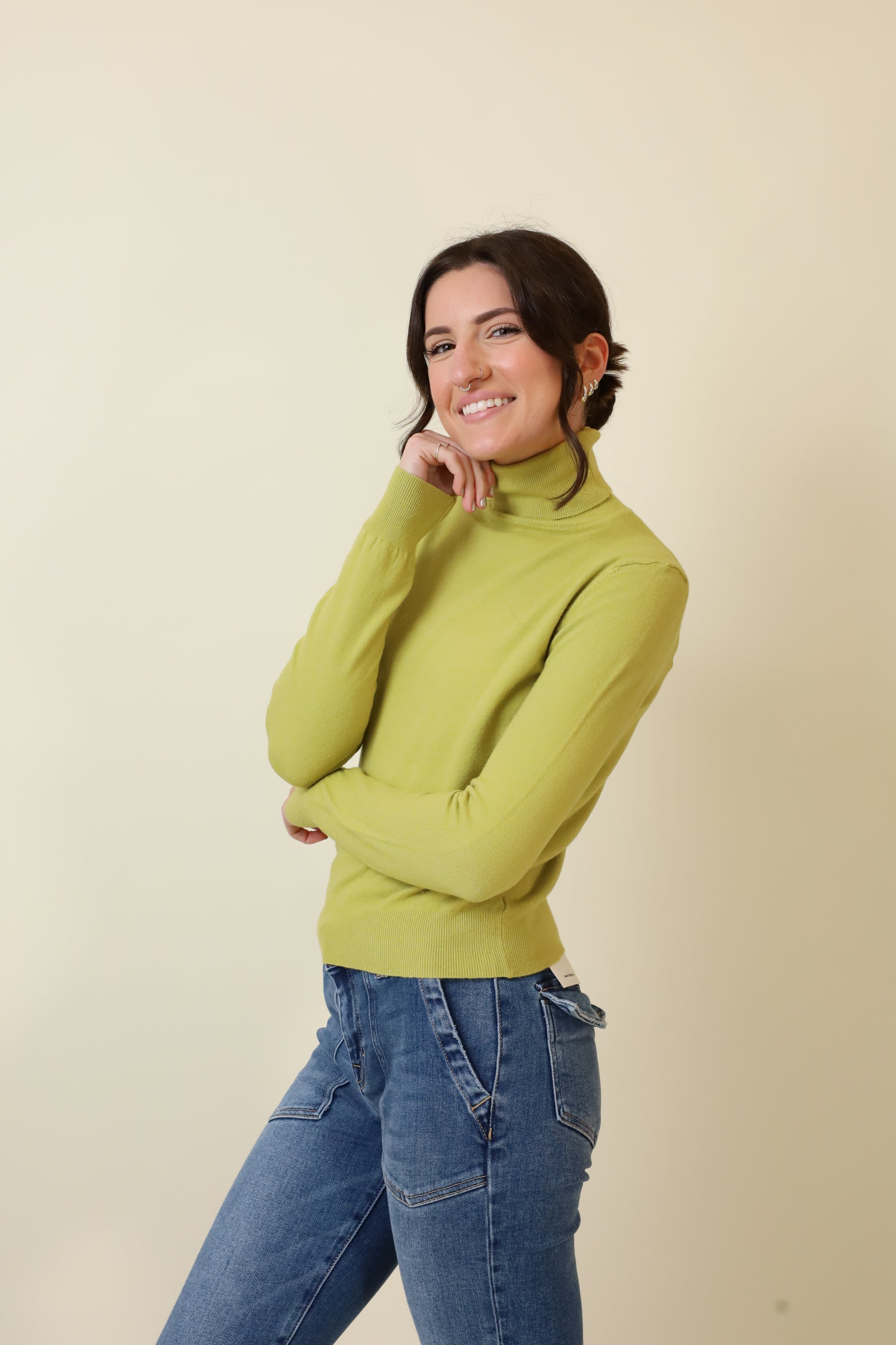 Mohair Mornings Turtle Neck-Sweaters-Vixen Collection, Day Spa and Women's Boutique Located in Seattle, Washington