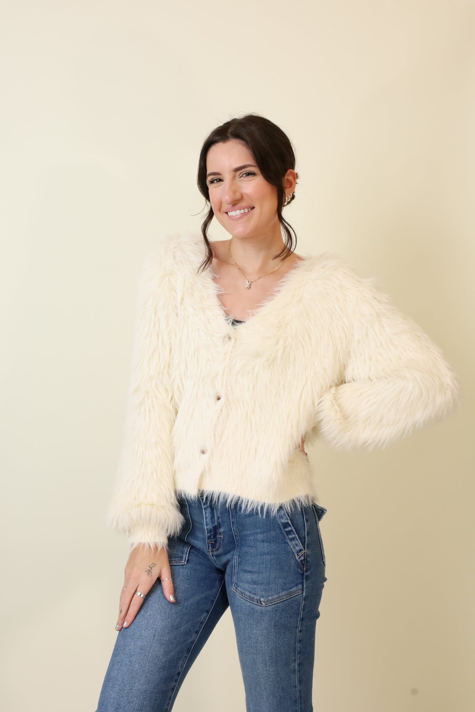 Cotton Candy Cloud Cardigan-Sweaters-Vixen Collection, Day Spa and Women's Boutique Located in Seattle, Washington