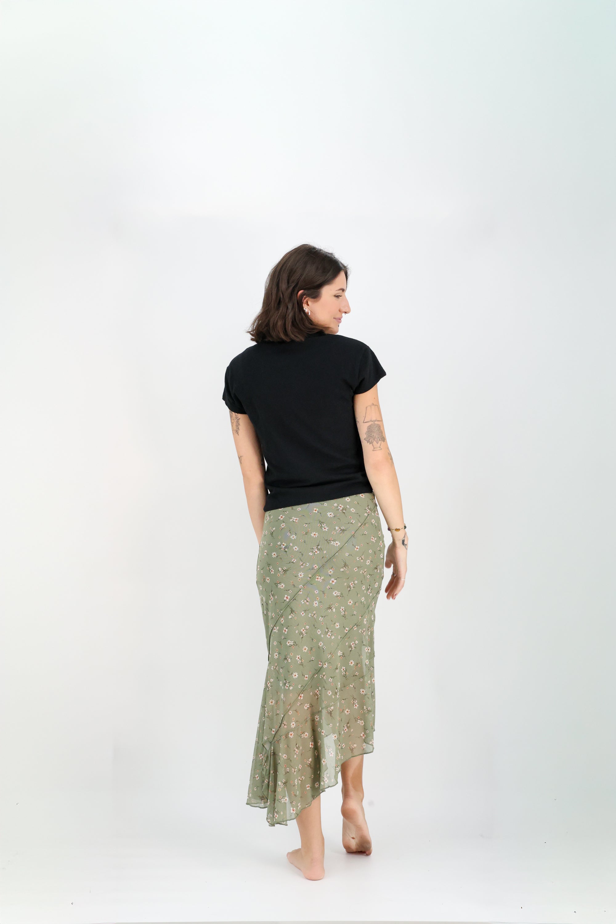 Ditsy Daisy Skirt-Skirts-Vixen Collection, Day Spa and Women's Boutique Located in Seattle, Washington