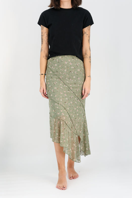 Ditsy Daisy Skirt-Skirts-Vixen Collection, Day Spa and Women's Boutique Located in Seattle, Washington