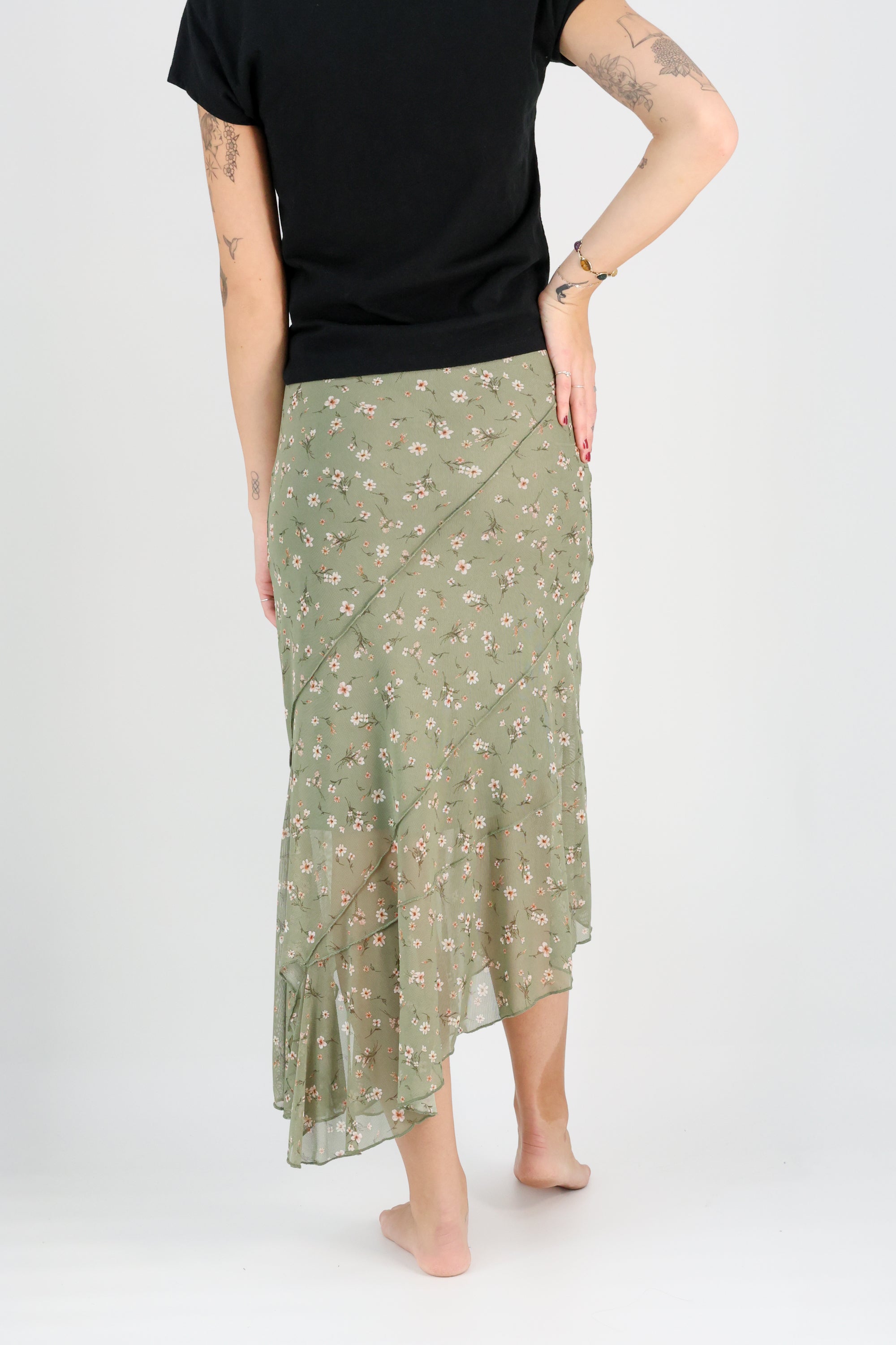 Ditsy Daisy Skirt-Skirts-Vixen Collection, Day Spa and Women's Boutique Located in Seattle, Washington