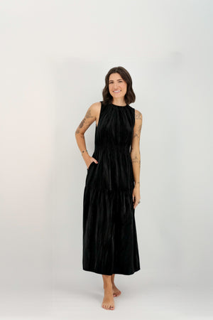Sable Midi Dress-Dresses-Vixen Collection, Day Spa and Women's Boutique Located in Seattle, Washington