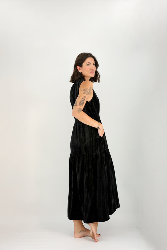 Sable Midi Dress-Dresses-Vixen Collection, Day Spa and Women's Boutique Located in Seattle, Washington