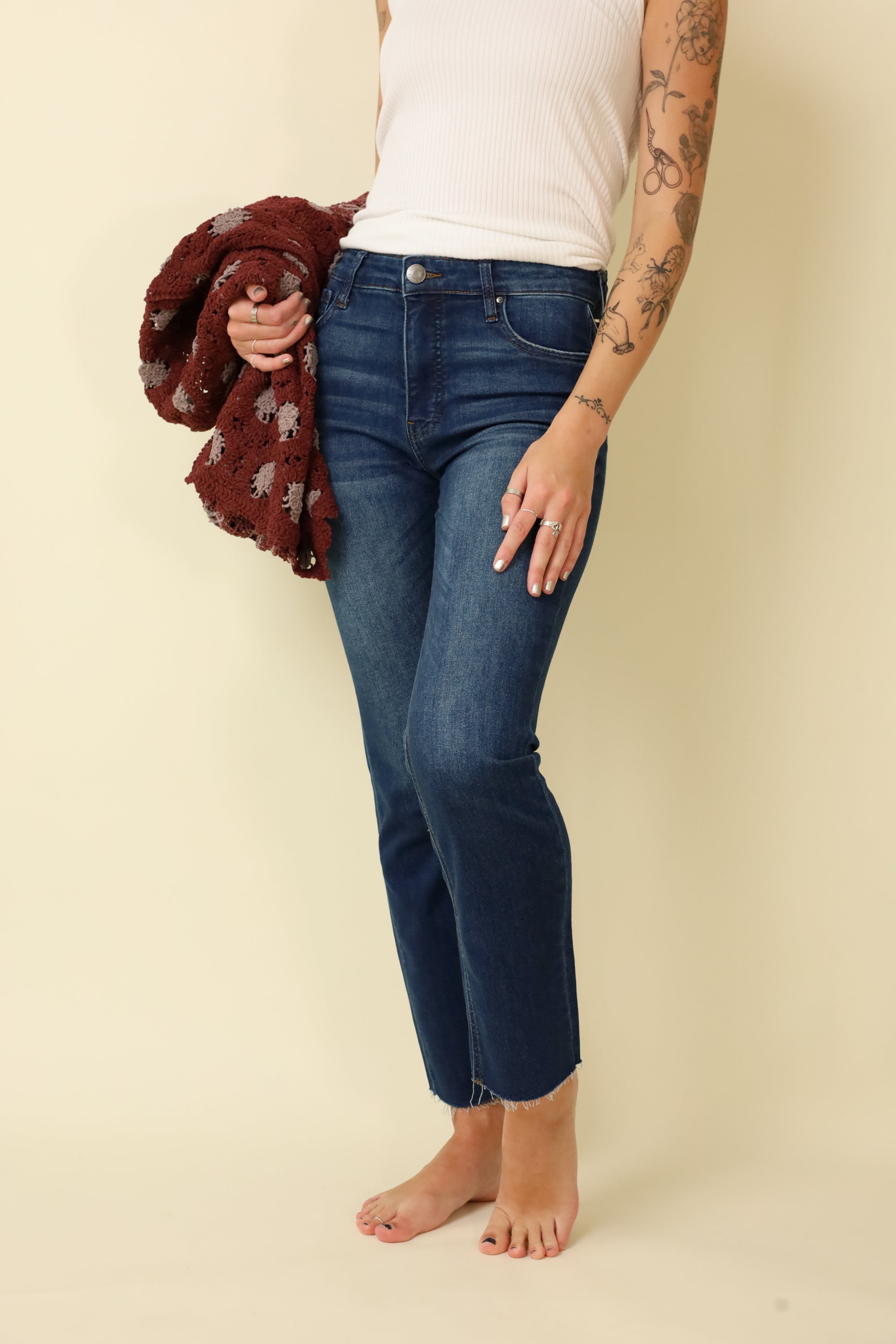 KUT Kelsey High Rise Ankle Flare-Denim-Vixen Collection, Day Spa and Women's Boutique Located in Seattle, Washington