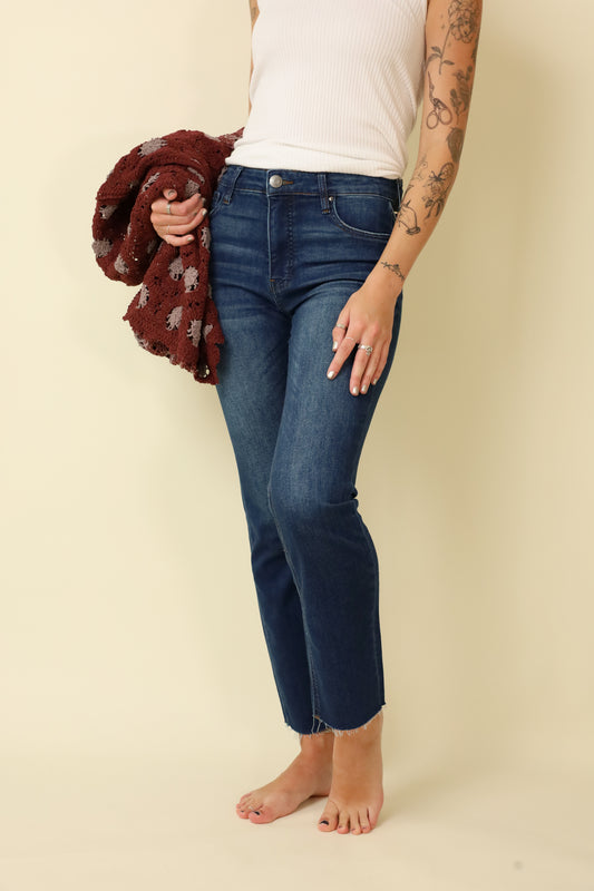 KUT Kelsey High Rise Ankle Flare-Denim-Vixen Collection, Day Spa and Women's Boutique Located in Seattle, Washington