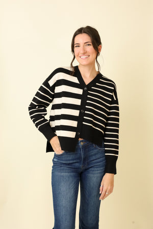 Ivory Eclipse Cardigan-Sweaters-Vixen Collection, Day Spa and Women's Boutique Located in Seattle, Washington