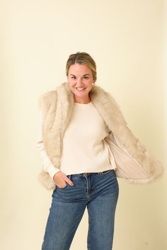 Golden Dusk Vest-Outerwear-Vixen Collection, Day Spa and Women's Boutique Located in Seattle, Washington