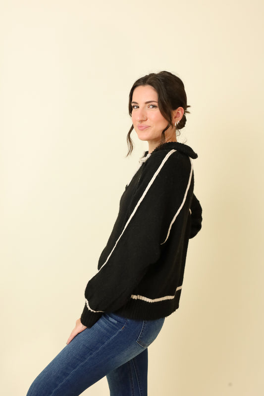 Alps Half Zip Sweater-Sweaters-Vixen Collection, Day Spa and Women's Boutique Located in Seattle, Washington