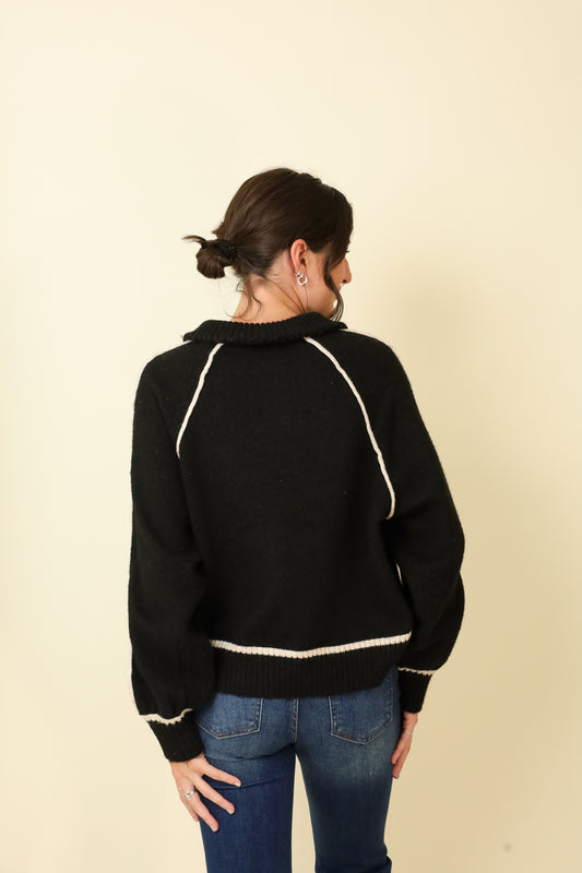 Alps Half Zip Sweater-Sweaters-Vixen Collection, Day Spa and Women's Boutique Located in Seattle, Washington