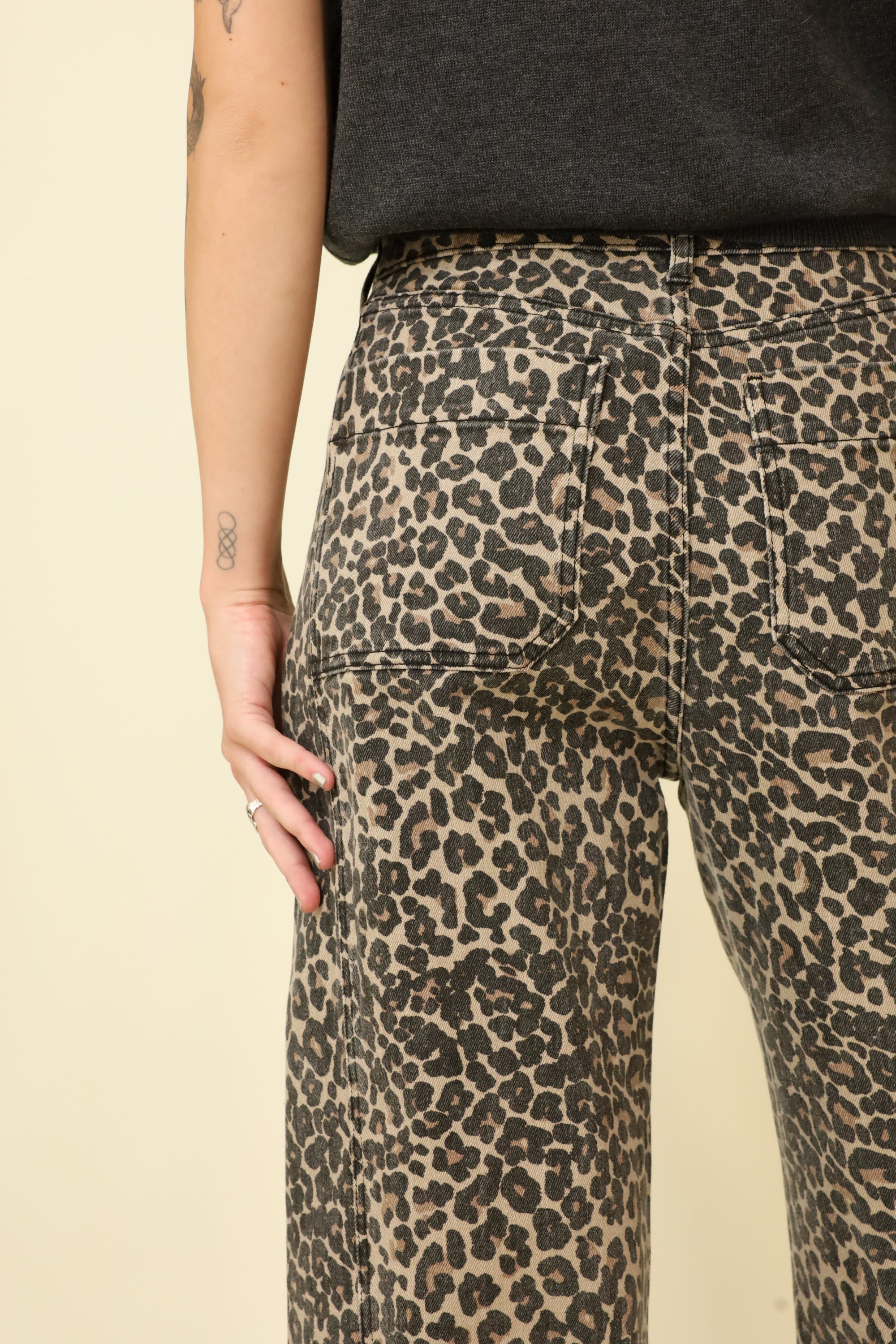 Animal Instinct Barrel Pants-Pants-Vixen Collection, Day Spa and Women's Boutique Located in Seattle, Washington