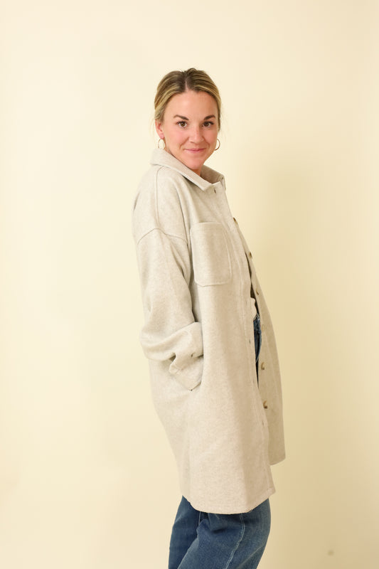 Cozy Campfire Shacket-Shackets-Vixen Collection, Day Spa and Women's Boutique Located in Seattle, Washington