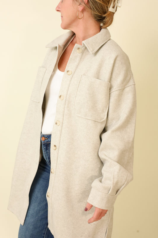 Cozy Campfire Shacket-Shackets-Vixen Collection, Day Spa and Women's Boutique Located in Seattle, Washington