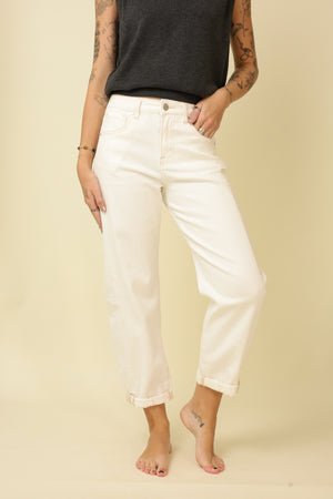 Risen High-Rise Barrel Jeans-Denim-Vixen Collection, Day Spa and Women's Boutique Located in Seattle, Washington
