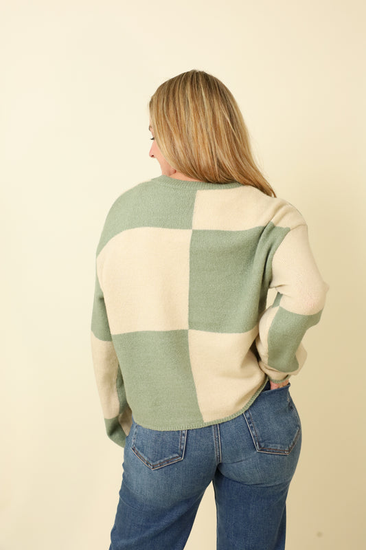 Checkmate Sweater-Sweaters-Vixen Collection, Day Spa and Women's Boutique Located in Seattle, Washington