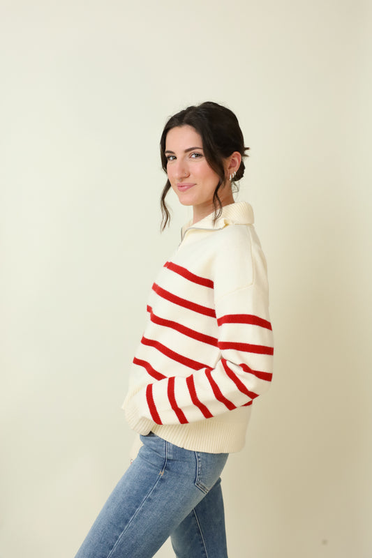 Column Zip Sweater-Sweaters-Vixen Collection, Day Spa and Women's Boutique Located in Seattle, Washington
