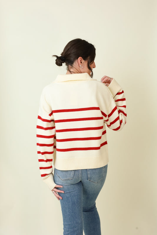 Column Zip Sweater-Sweaters-Vixen Collection, Day Spa and Women's Boutique Located in Seattle, Washington