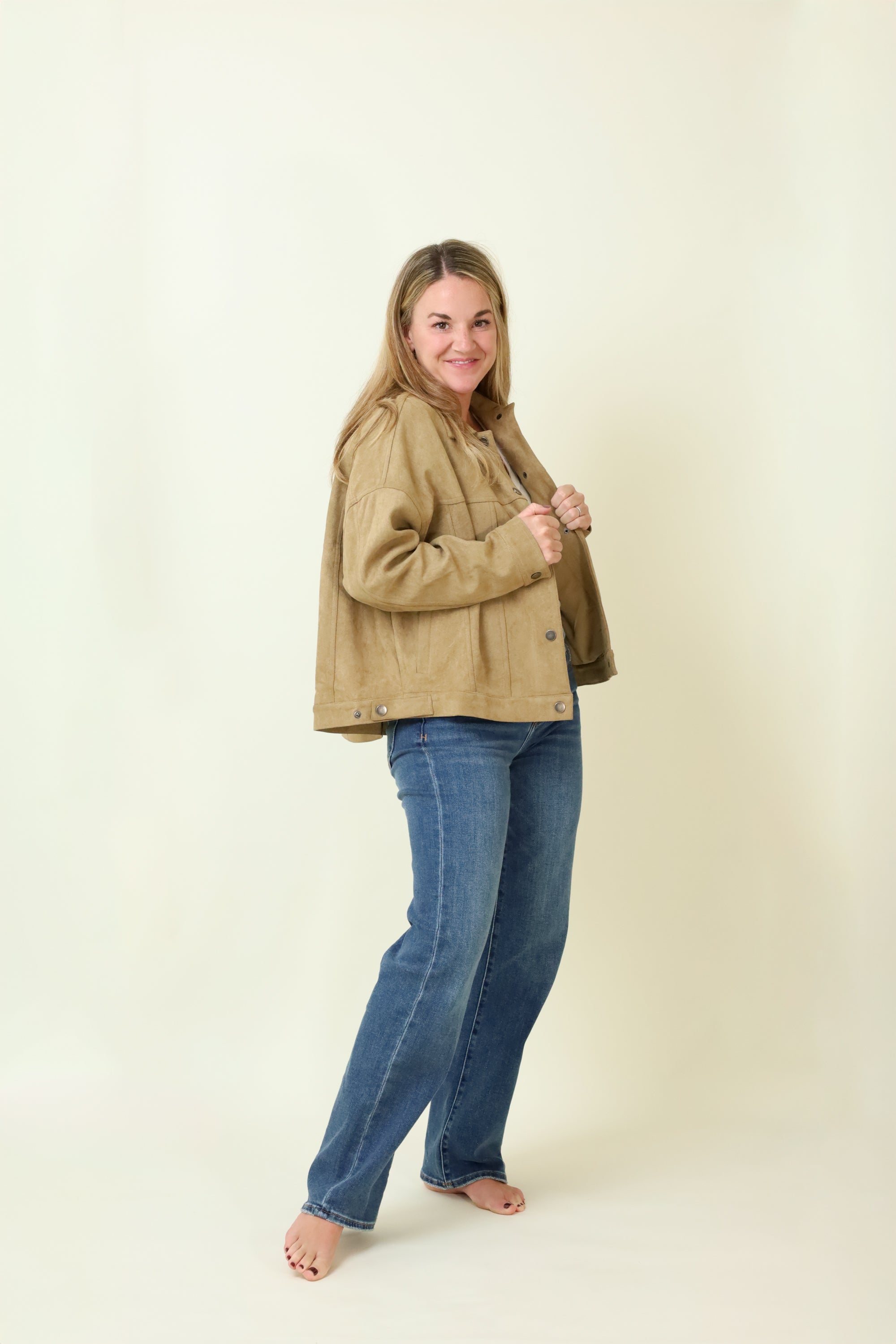 Sadie Suede Jacket-Jackets-Vixen Collection, Day Spa and Women's Boutique Located in Seattle, Washington