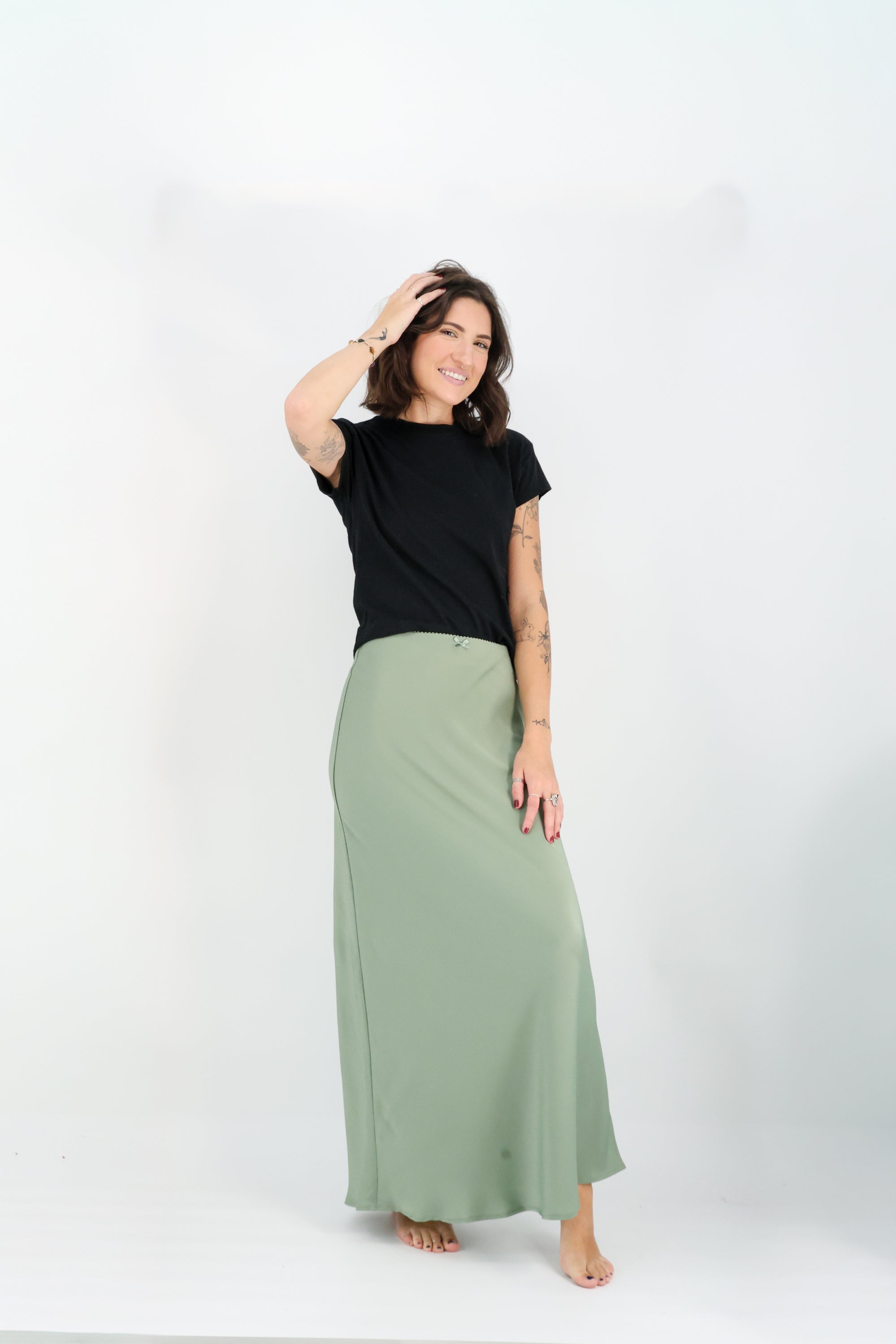 Moonlit Drape Skirt-Skirts-Vixen Collection, Day Spa and Women's Boutique Located in Seattle, Washington