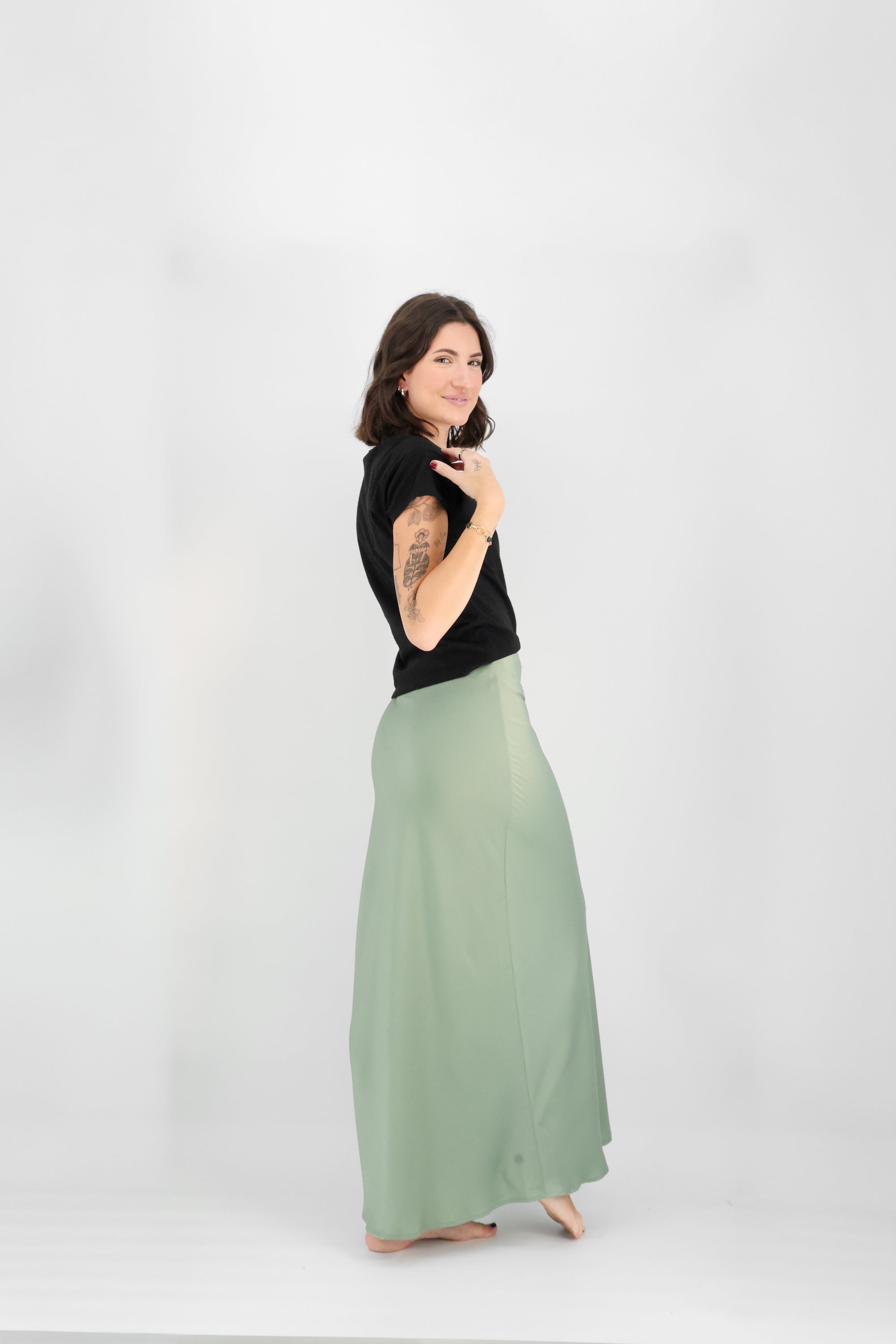 Moonlit Drape Skirt-Skirts-Vixen Collection, Day Spa and Women's Boutique Located in Seattle, Washington