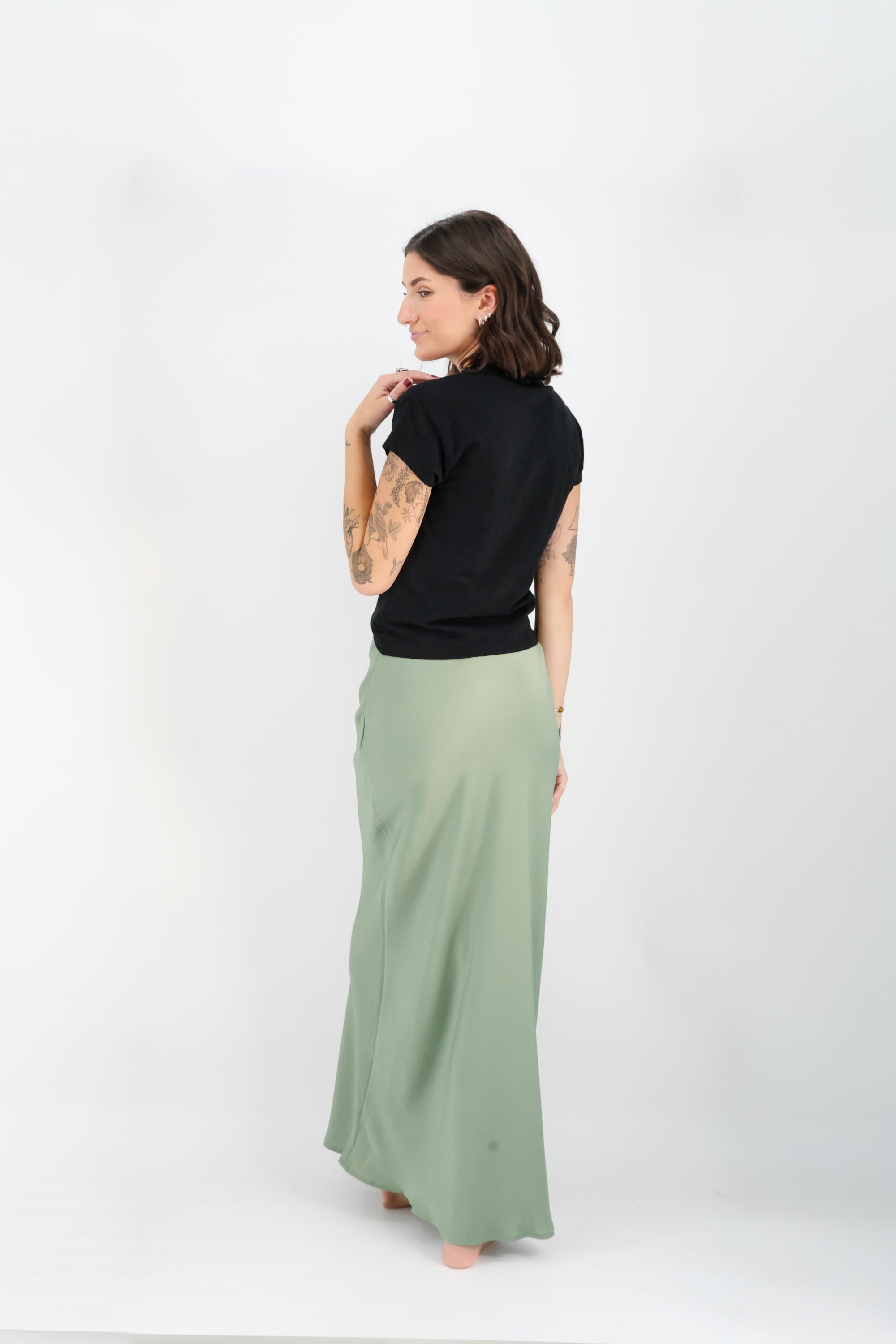 Moonlit Drape Skirt-Skirts-Vixen Collection, Day Spa and Women's Boutique Located in Seattle, Washington