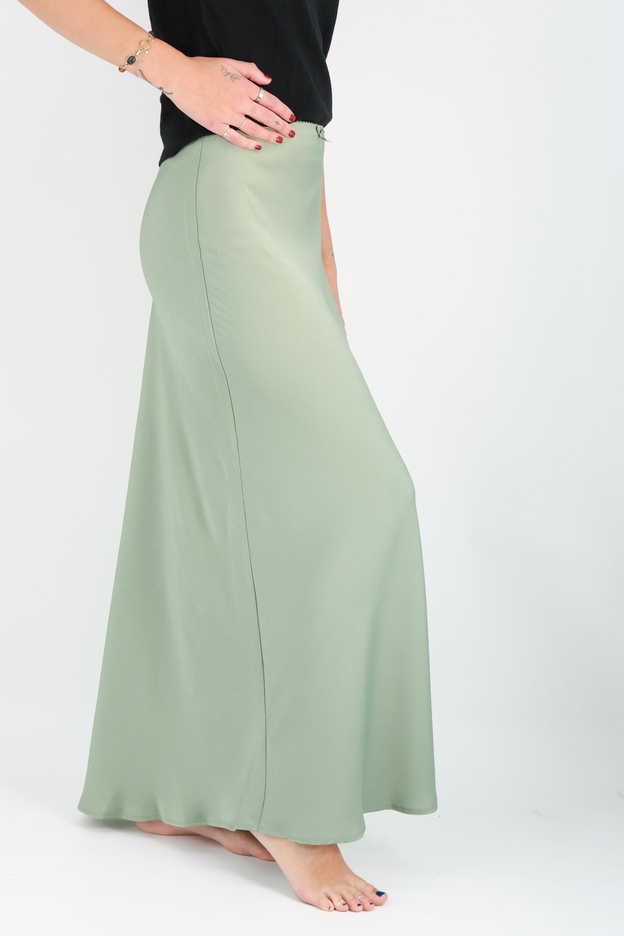 Moonlit Drape Skirt-Skirts-Vixen Collection, Day Spa and Women's Boutique Located in Seattle, Washington