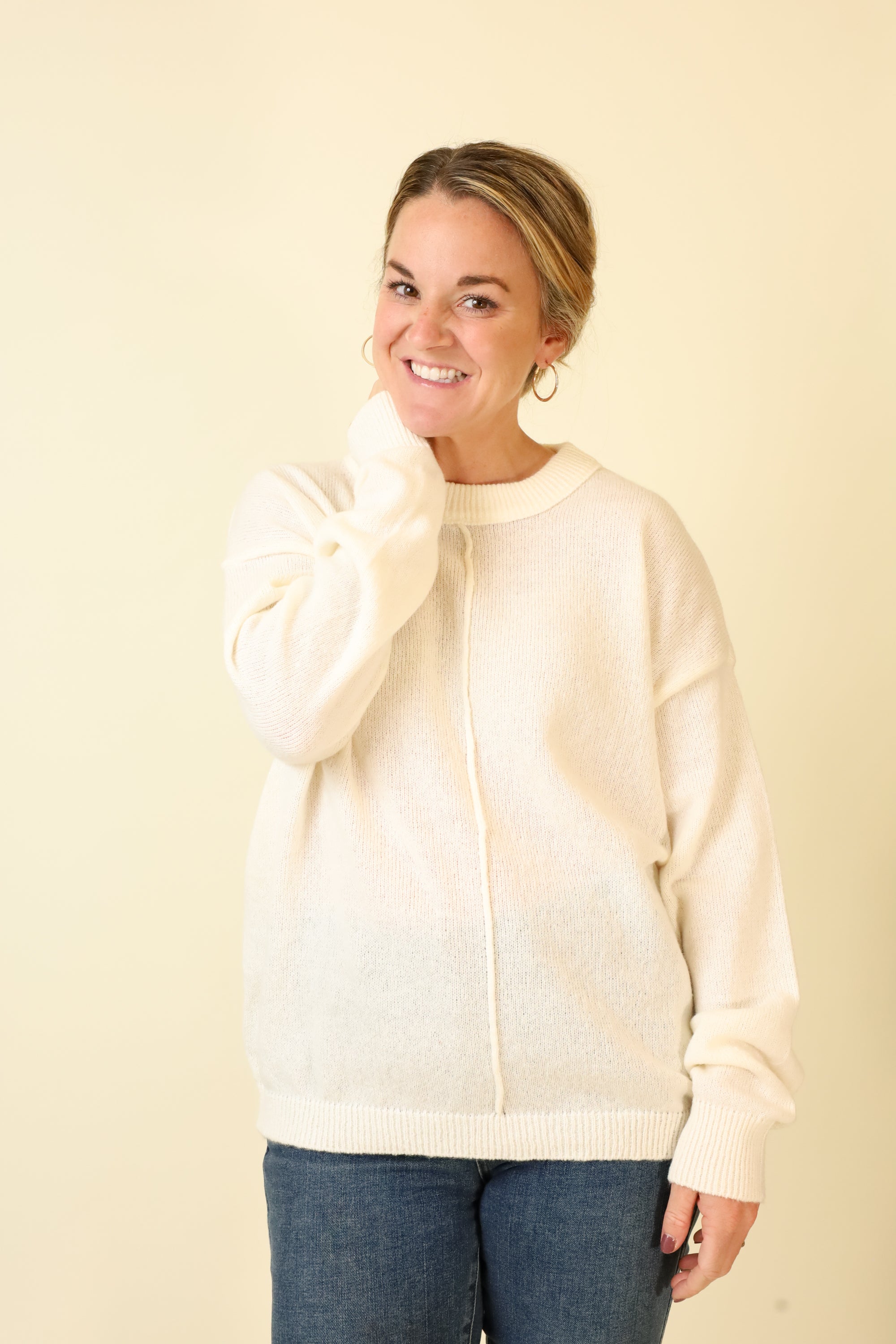 Pebble Soft Sweater-Sweaters-Vixen Collection, Day Spa and Women's Boutique Located in Seattle, Washington