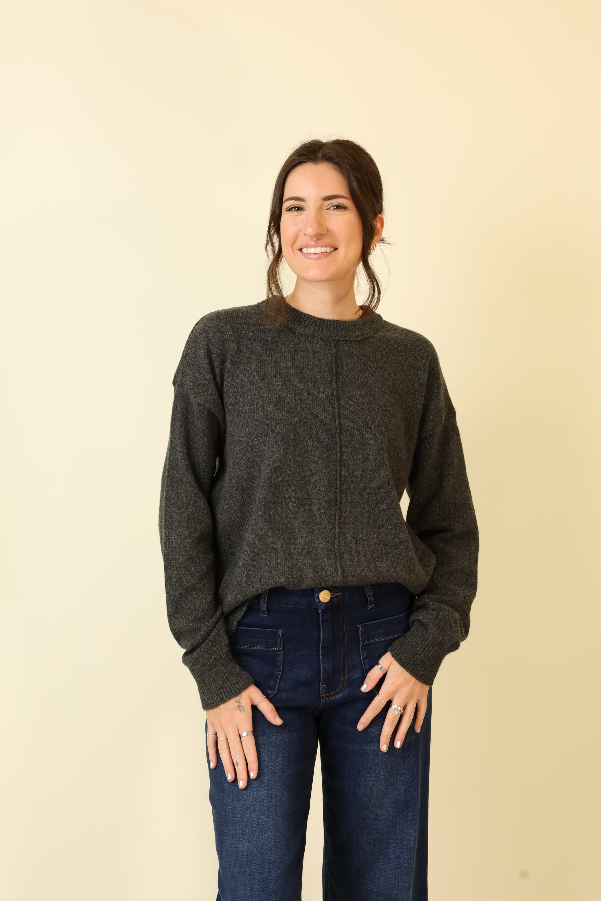Pebble Soft Sweater-Sweaters-Vixen Collection, Day Spa and Women's Boutique Located in Seattle, Washington