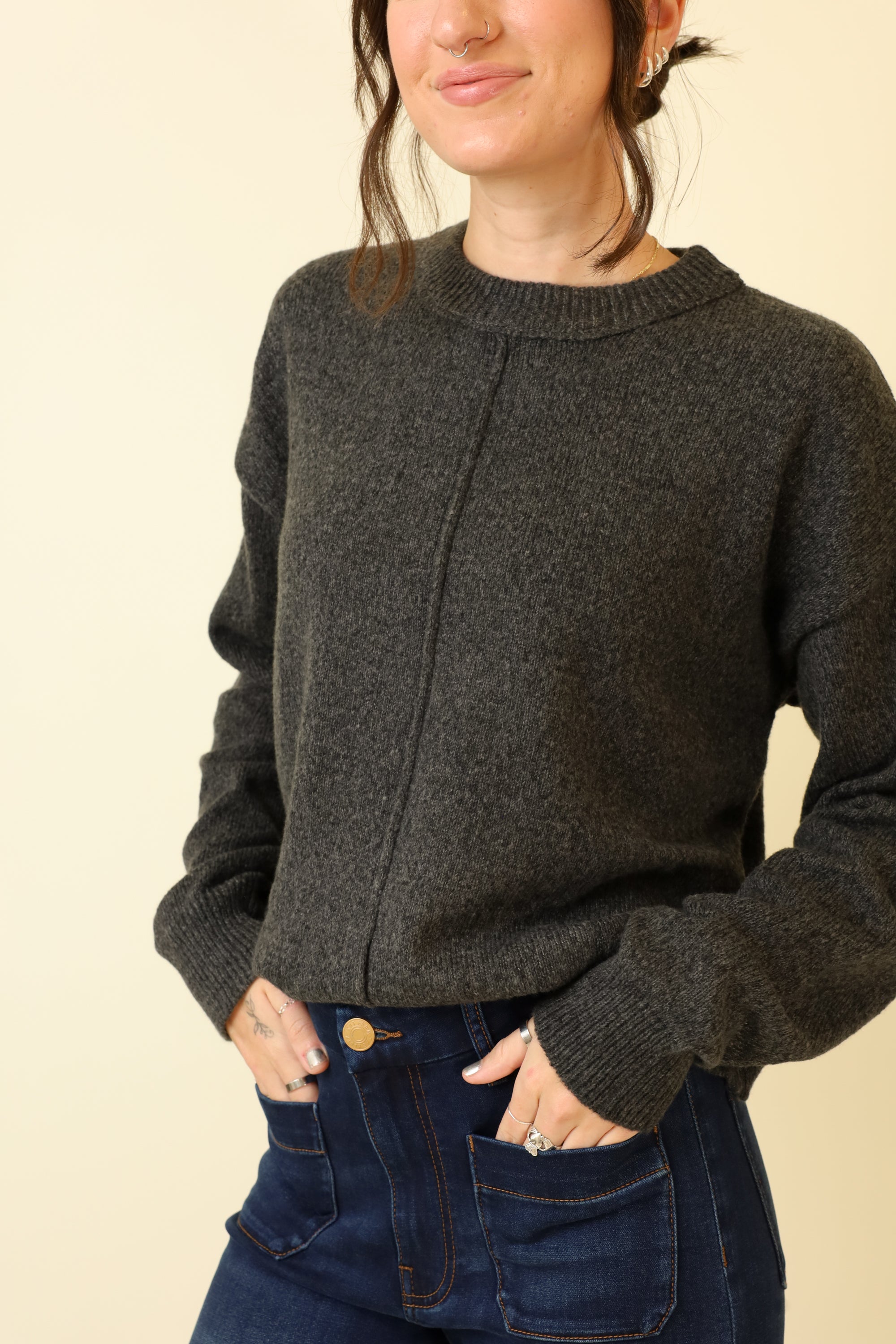 Pebble Soft Sweater-Sweaters-Vixen Collection, Day Spa and Women's Boutique Located in Seattle, Washington