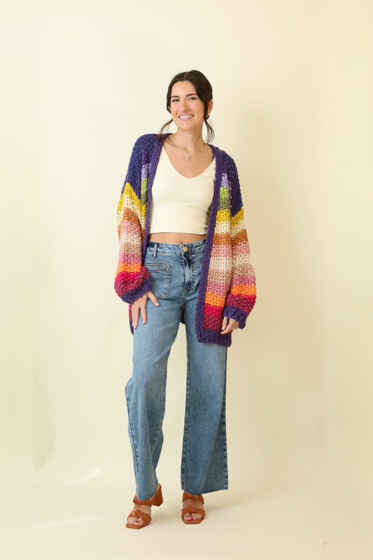 Prism Dreams Cardigan-Sweaters-Vixen Collection, Day Spa and Women's Boutique Located in Seattle, Washington