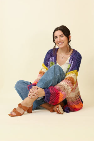 Prism Dreams Cardigan-Sweaters-Vixen Collection, Day Spa and Women's Boutique Located in Seattle, Washington