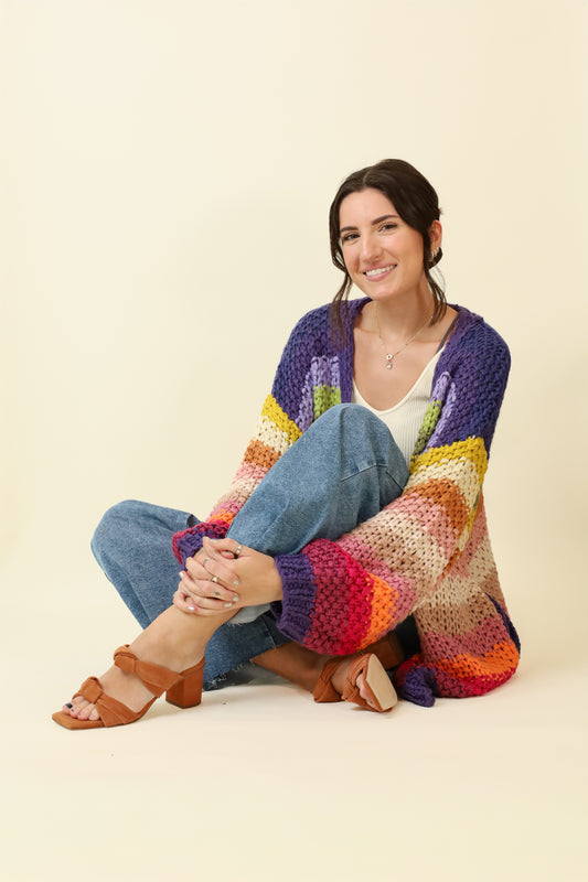 Prism Dreams Cardigan-Sweaters-Vixen Collection, Day Spa and Women's Boutique Located in Seattle, Washington