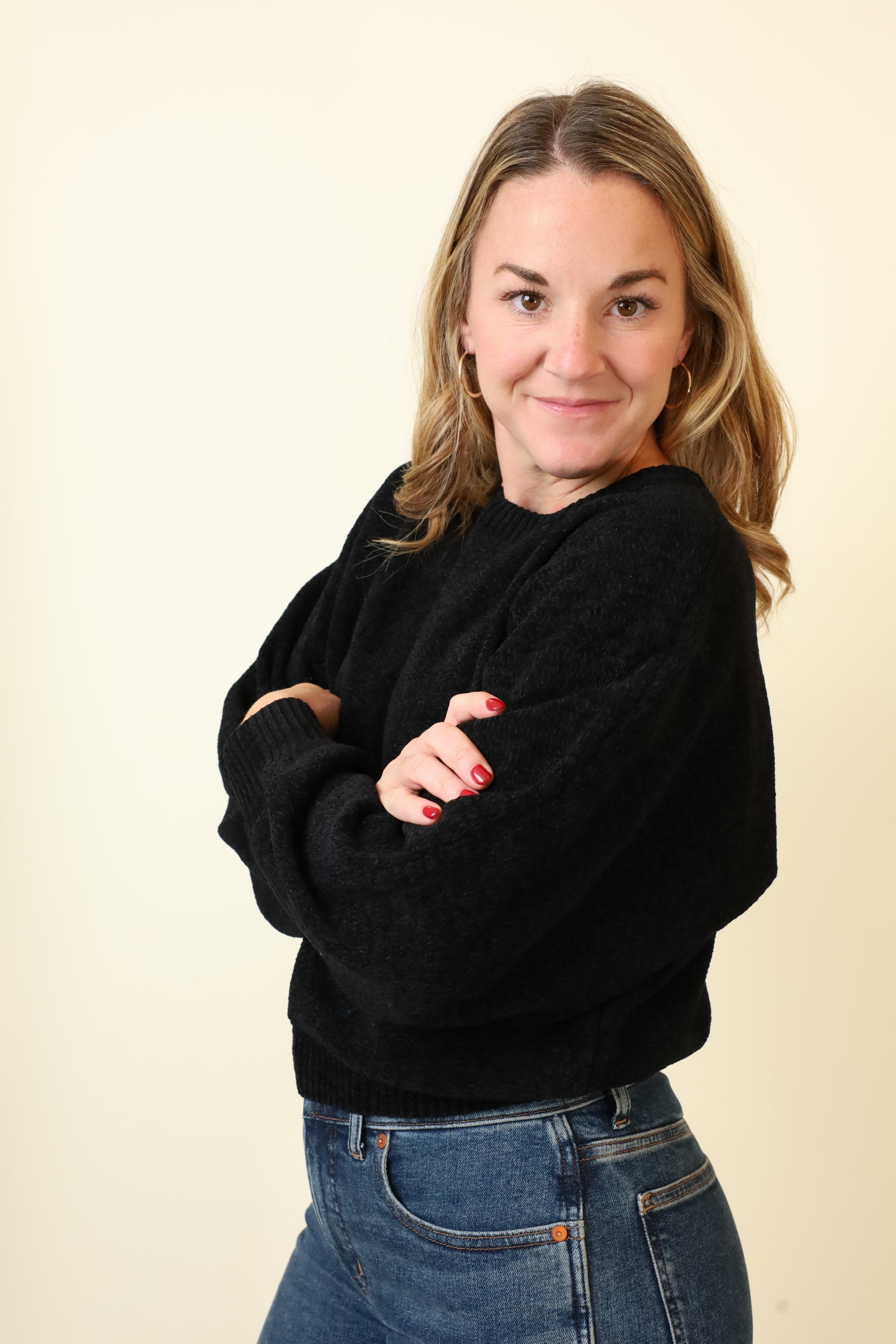 Suki Chenille Sweater-Sweaters-Vixen Collection, Day Spa and Women's Boutique Located in Seattle, Washington