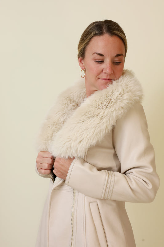 Feyra Faux Leather Coat-Outerwear-Vixen Collection, Day Spa and Women's Boutique Located in Seattle, Washington